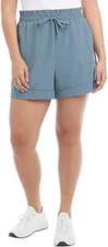 Danskin Ladies' Woven Paperbag Shorts