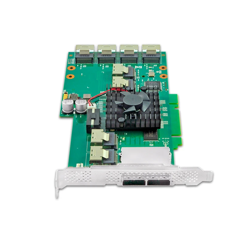 Shinreal 24 Port SFF-8087 and 8 Port SFF-8088 SAS/SATA Expander Card - Image 3 of 4