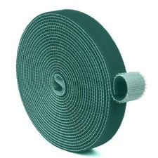 Hook And Loop Tape Strap Cable Ties Fastener Green 15FT Self Adhesive Roll Wrap