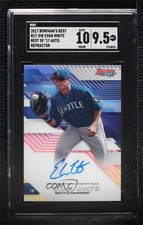 2017 Bowman's Best of Refractor Evan White #B17-EW SGC 9.5 Mint+ Auto 0vl1