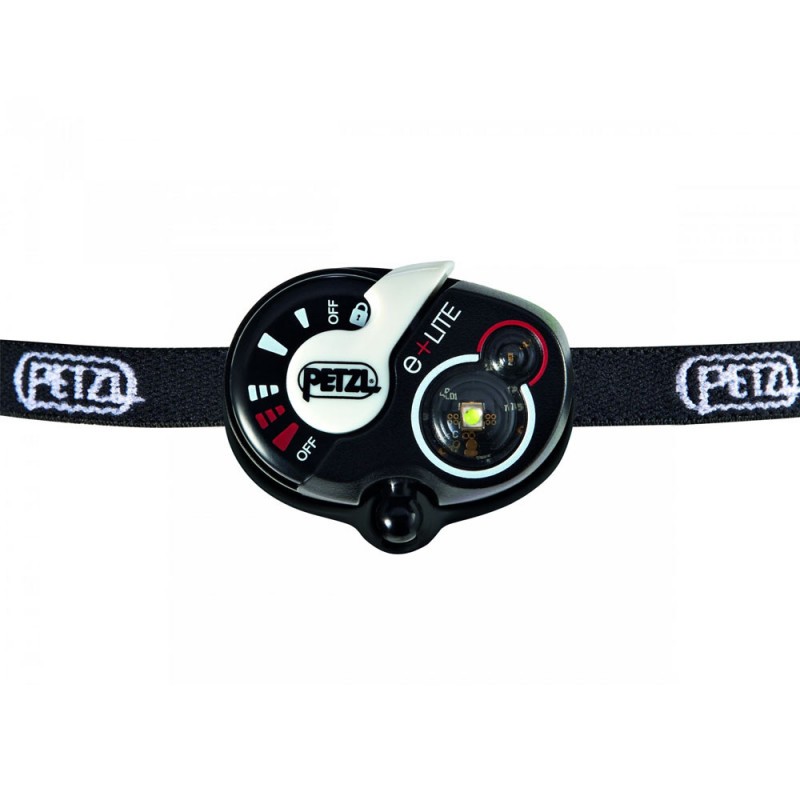 LAMPE FRONTALE DE SECOURS PETZL E LITE NOIR RANDONNEE SECURI