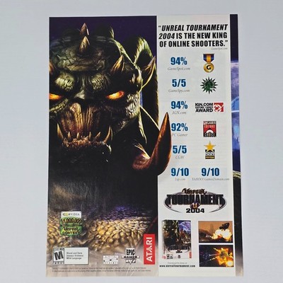Unreal Tournament 2004 PC King Print Ad/Poster