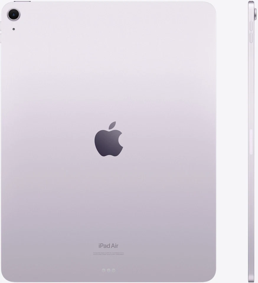 iPad Air 13 M2 2024 128GB Wi-Fi + 5G Purple A2899, Eccellente - Ricondizionato - Immagine 3 di 4