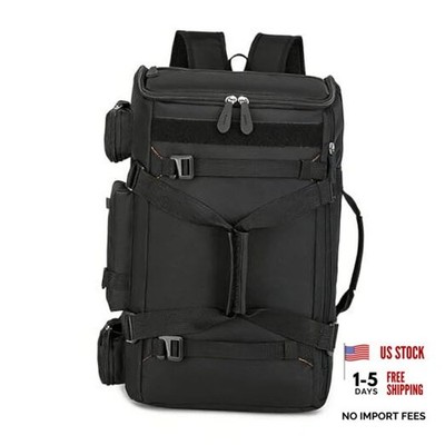 Snowboard Skateboard Duffle Bag Backpack for Men Women, 50L Z01-Black