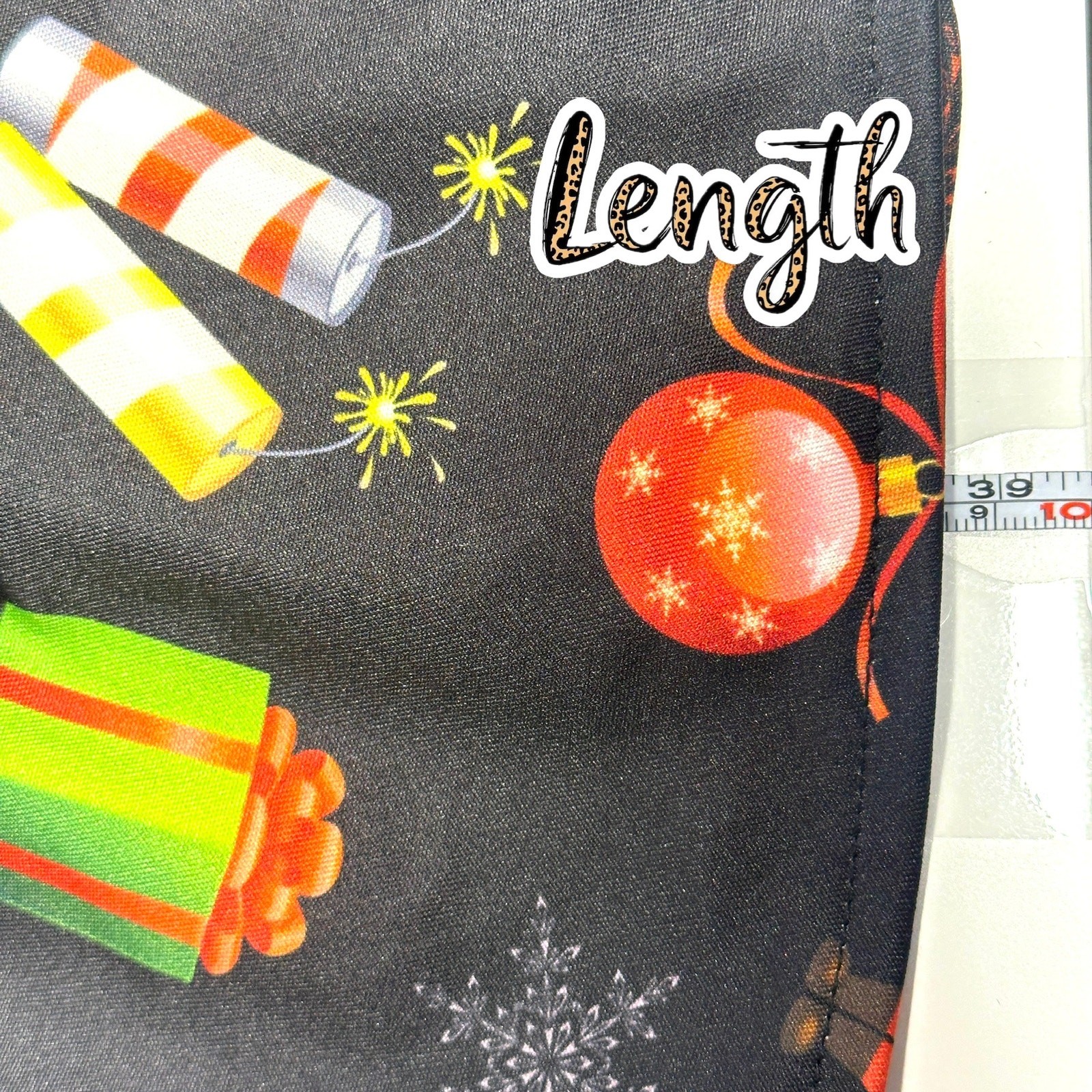 OUGES Floral Fit & Flare Christmas Print Dress M … - image 10