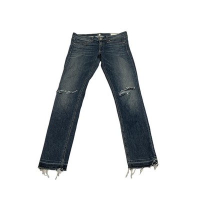 Women's Rag And Bone Denim Ankle Skinny Distressed Ripped Jeans 28