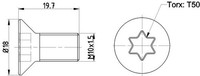 Textar Schraube, Bremsscheibe TPM0016 FüR Ford