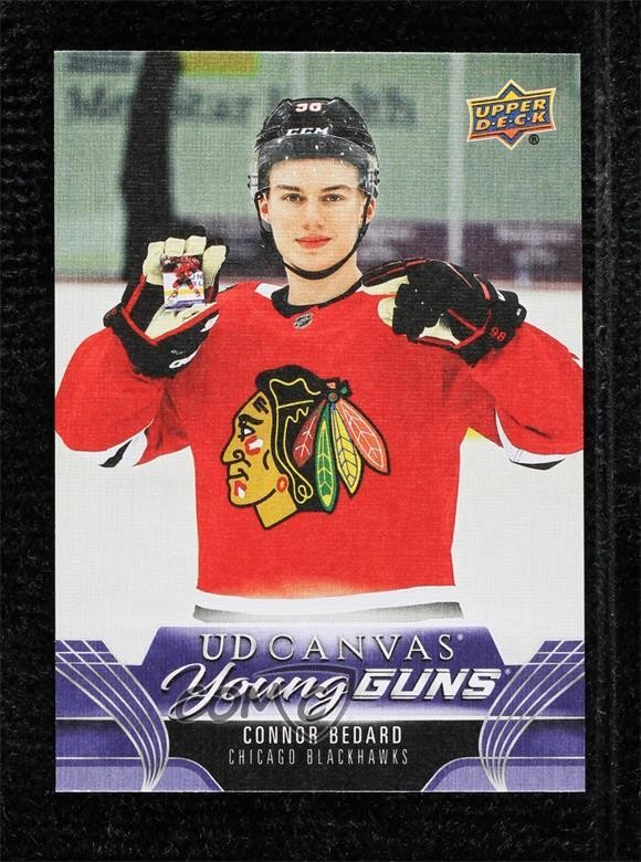 2023-24 Extended Series UD Canvas Young Guns Connor Bedard #C382 Rookie RC 0n3v