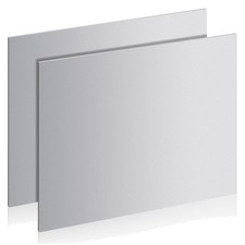 Industrial Steel Plates - 2 Pack, 12"x8" Cold Rolled Sheets