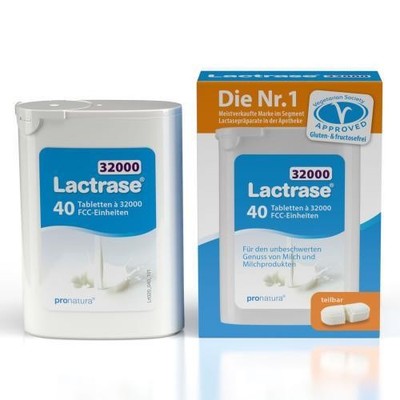 LACTRASE 32.000 FCC Tabletten teilbar im Spender 40 ST