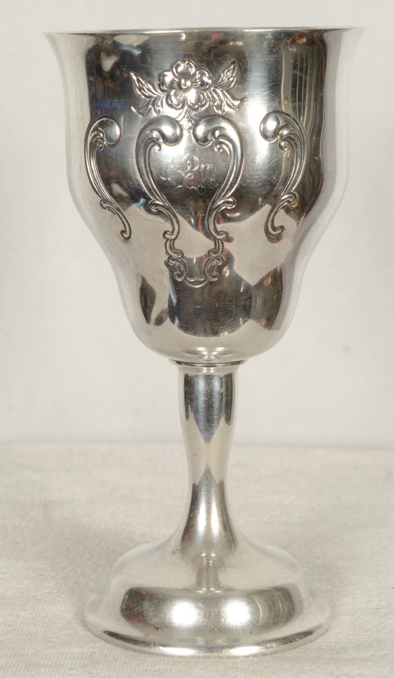 Taza copa infantil de plata esterlina Gorham Chantilly 200 gramos NO es chatarra Foto 4 de 4