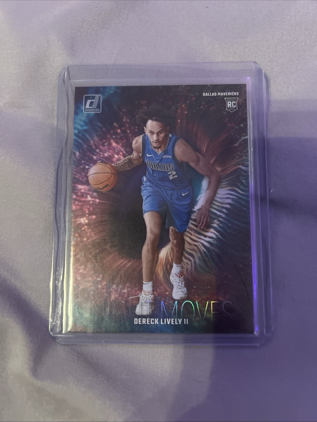 2023-24 Panini Donruss - Night Moves Dereck Lively #22 (RC)