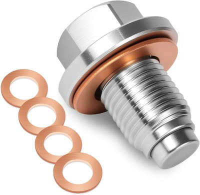 #ad M12x1.25 Anti Leakage Magnetic Oil Drain Plug Oil Pan Drain Plug 304 Stainless $5.49