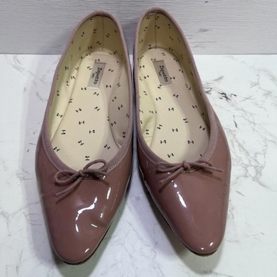 Rare Repetto Brigitte Ballet Flats - Rose Pink Enamel, Size 37.5