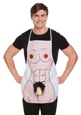 Image of Nude Novelty 3D Willy Apron Sexy Man Male Naked Rude BBQ Cooking Chef Apron