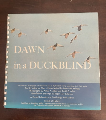 #ad Dawn in a Duck Blind Illustrated Book with 33 3 Vinyl LP Sounds Of Nature $19.00