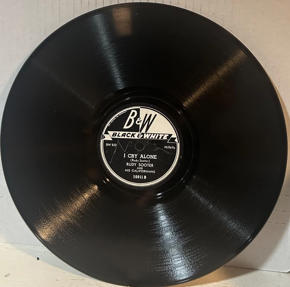 RUDY SOOTER BLACK & WHITE 10011 Who Dug The Hole I'm In/I Cry Alone - Image 2 of 2