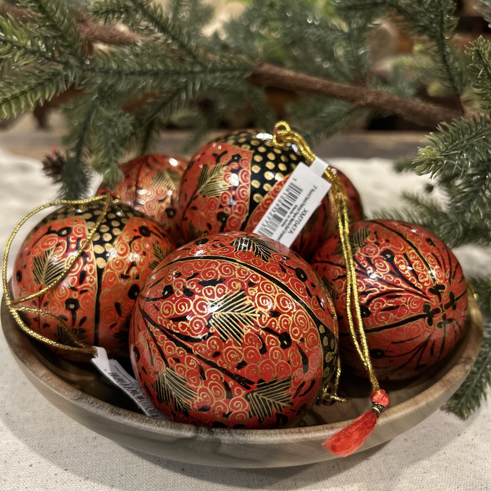 Lot of 6 Christmas Ornaments 3