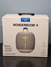 Ultimate Ears WONDERBOOM 4 Wireless Bluetooth Speaker (Gray)