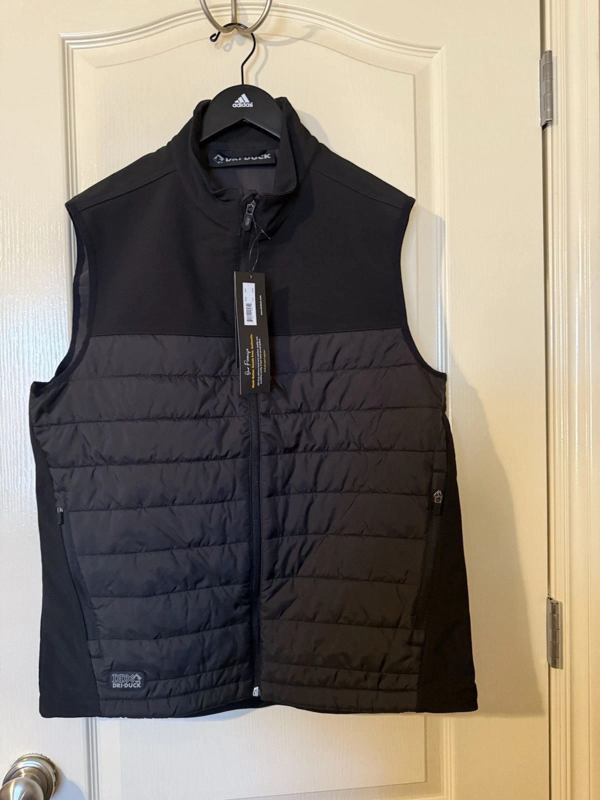 NWT Dri Duck Summit Soft DDX Large Black Puffer Vest New Water Resistant