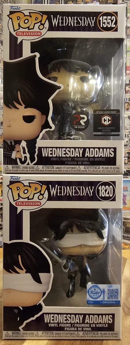 Funko Pop Wednesday Addams #1552 & #1820 Bundle Of 2