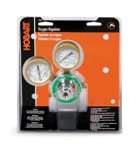 Hobart Oxygen Regulator, Dual PSI/kPa Scales, Model# 770503 - Image 3 of 4