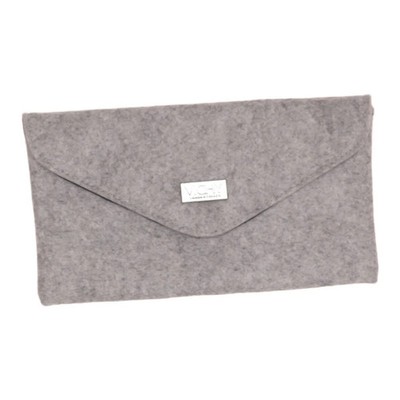 Vichy, Clutch, Damen, Grau, Einfarbig, 22, 1, 12 cm #DMk
