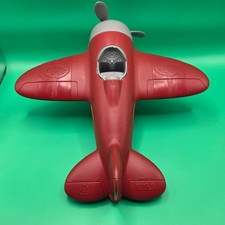 Green Toys Red and Blue Airplane Made in USA of HDPE 100% Recycled Plastic