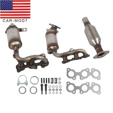3x Catalytic Converter For Toyota Sienna 3.3l 2004 2005 2006 Rear Bank 1 Bank 2