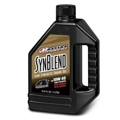 Maxima 34901B Syn Blend Ester 10W40 1 Liter ATV/UTV Marine Offroad All Weather