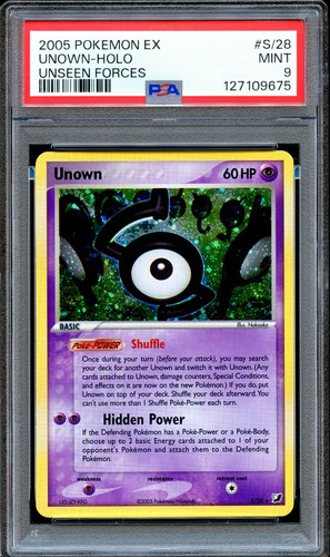 Unown graded PSA 9 for sale on eBay