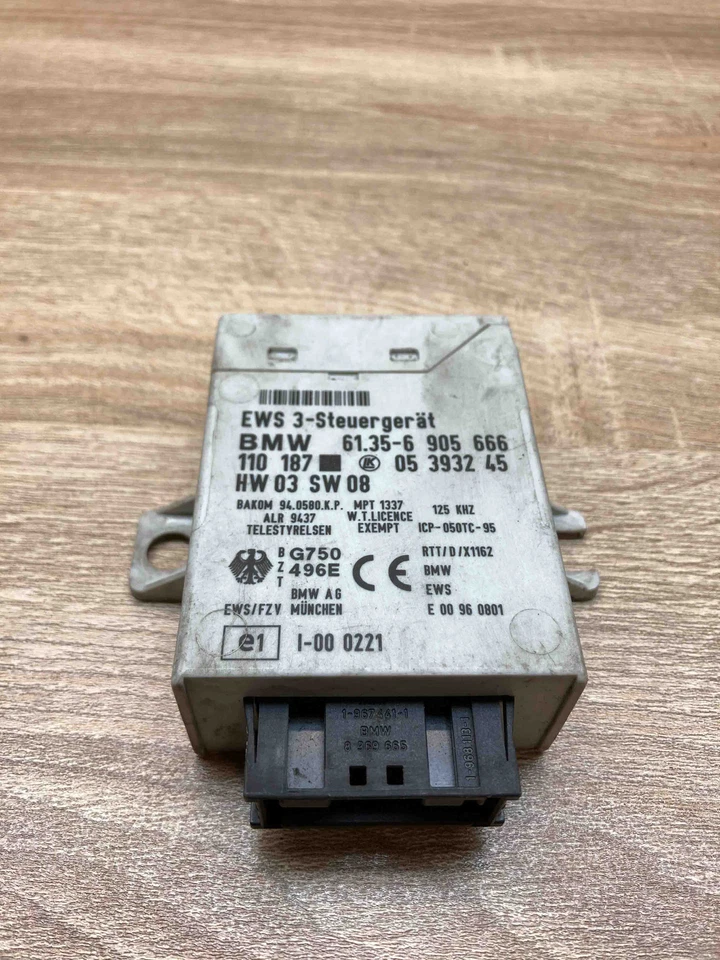 6905666 05393245 BMW Mini Immo Inmovilizador Unidad Módulo Ews OE - Imagen 3 de 4