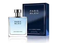 Paris Bleu Eau de Toilette 3.4 oz Spray 100ml EDT Spray New. Jean Marc
