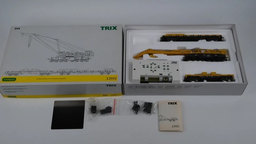 Trix Express H0 33951 Eisenbahn-Kranwagenset Goliath KRUPP mit Funktionen und St | Condition: Gebraucht