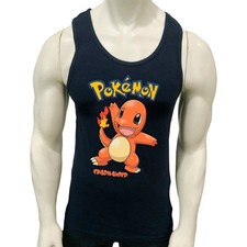 POKEMON GO CHARMANDER PRINT MEN'S SLEEVELESS TANK TOP