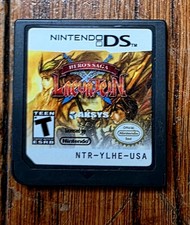 Hero's Saga: Laevatein Tactics (Nintendo DS, 2009) Authentic Tested