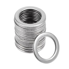 20 Pcs 12mm x 8.5mm x 0.8mm 304 Stainless Steel Flat Washer for Screw Bolt