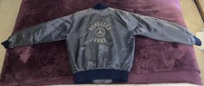 VTG 70s 80s Mercedes Benz Satin Bomber/Racing Jacket-Read-L(Fit M/L)Embroidered