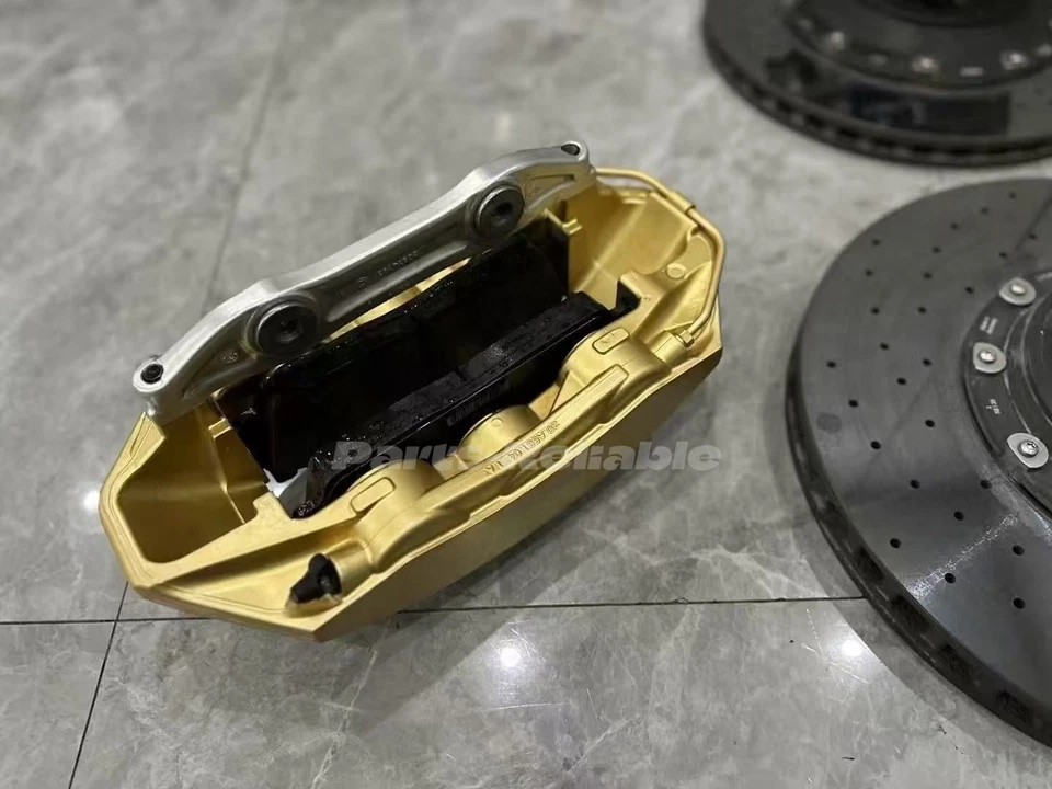 Juego de 8 rotores de pinza de freno delanteros traseros de cerámica de carbono para BMW M5 M6 2012-2019 Foto 4 de 4