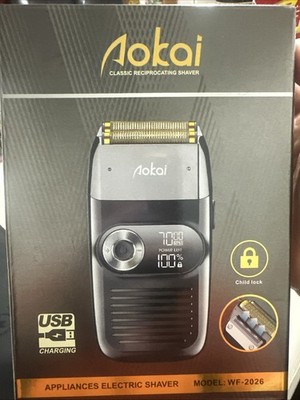 Men's USB Electric Shaver Trimmer Wet & Dry Razor Rechargeable Shaving Machine
