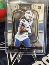 2025 Panini Select - Premier Level T.J. Sanders #185 (RC)