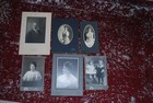 Vintage, antique studio portraits, lot of 6 — photo 1