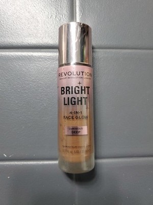 Revolution Bright Light 4-In-1 Face Glow Lustre Luminous Deep (0.77fl.oz / 23ml)