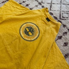 Timberland Vintage 90s Made in USA Circular Logo Graphic T-Shirt