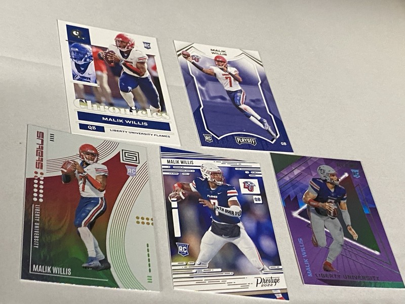 patrick willis rookie card Lot Of Five Miami 