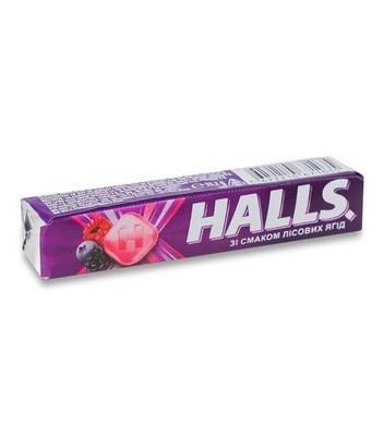 Halls Forest Berries Lozenges 25.2g x 20 Pack   Berry Flavor