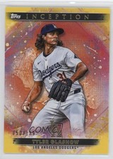 2024 Topps Inception Yellow 50/199 Tyler Glasnow #9 1c3k