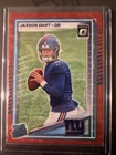 2025 Panini Donruss Rated Rookie Jaxson Dart #400 Optic Preview Red Wave Prizm