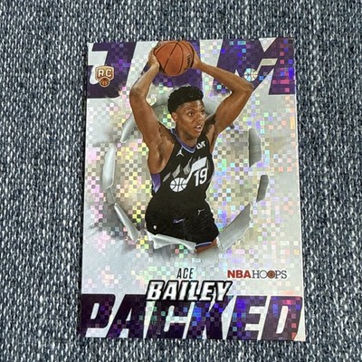2025-26 NBA Hoops - Ace Bailey, JAM PACKED PIXEL BURST #JP-13, Jazz (RC)