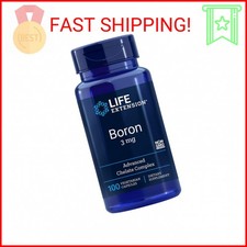 Life Extension Boron 3 mg, Vitamin B2, Suppor...